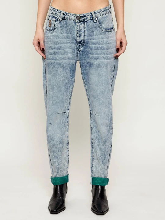 Zdjęcie produktu One Teaspoon Jeansy SAINTS | Boyfriend fit | low waist niebieski