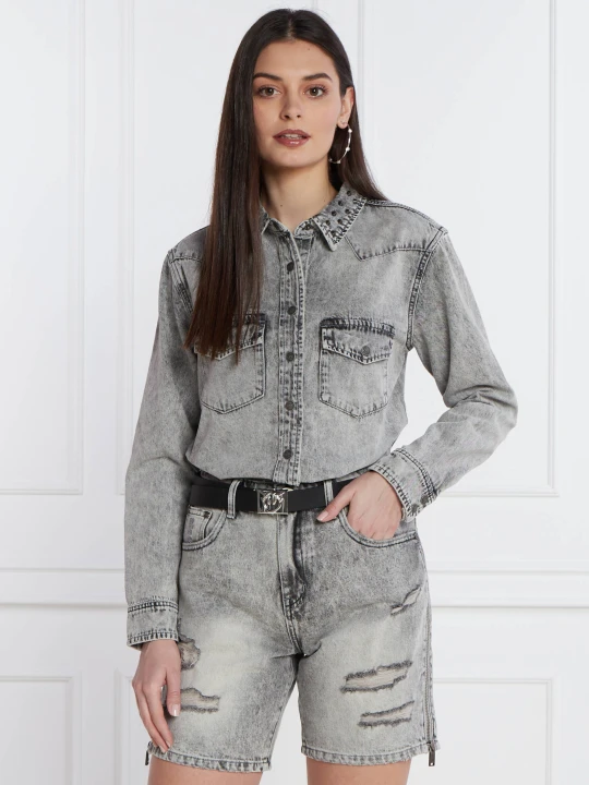 Zdjęcie produktu One Teaspoon Koszula | Regular Fit | denim szary