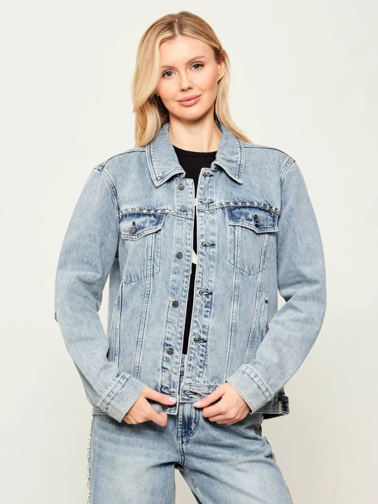 Zdjęcie produktu One Teaspoon Kurtka jeansowa 25TH BIRTHDAY TRUCKER | Relaxed fit błękitny
