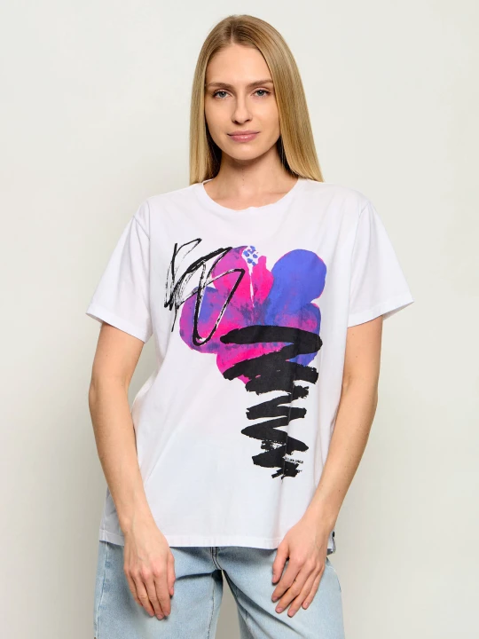 Zdjęcie produktu One Teaspoon T-shirt Art | Relaxed fit biały