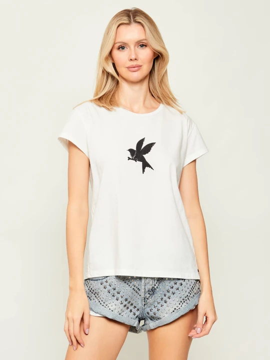 Zdjęcie produktu One Teaspoon T-shirt CLASSIC BIRD | Relaxed fit biały