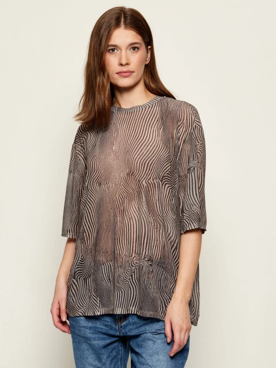 Zdjęcie produktu One Teaspoon T-shirt KOBE | Oversize fit szary