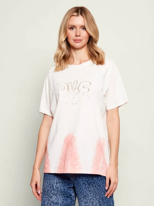 Zdjęcie produktu One Teaspoon T-shirt | Loose fit biały