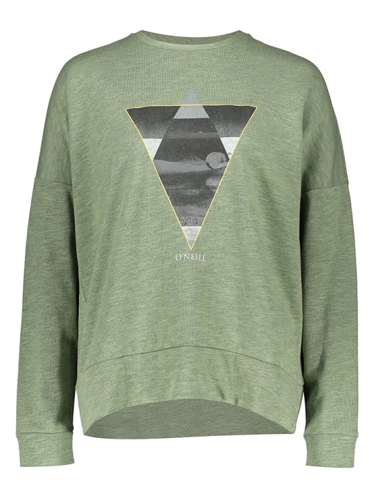 Zdjęcie produktu O'Neill Bluza "Varsha Crew" w kolorze zielonym rozmiar: XL