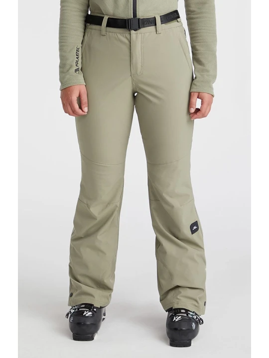 Zdjęcie produktu O'Neill Spodnie narciarskie "Star Slim" w kolorze khaki rozmiar: M
