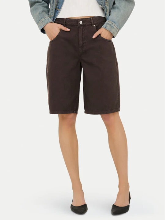 Zdjęcie produktu ONLY Bermudy Mate 15374734 Brązowy Loose Fit