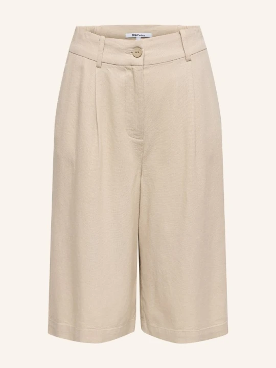 Zdjęcie produktu Only Bermudy Z Lnu beige