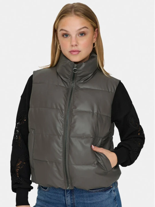 Zdjęcie produktu ONLY Bezrękawnik Anja 15316064 Szary Regular Fit