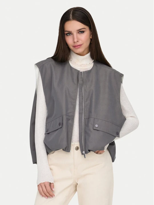 Zdjęcie produktu ONLY Bezrękawnik Mary 15338137 Szary Loose Fit