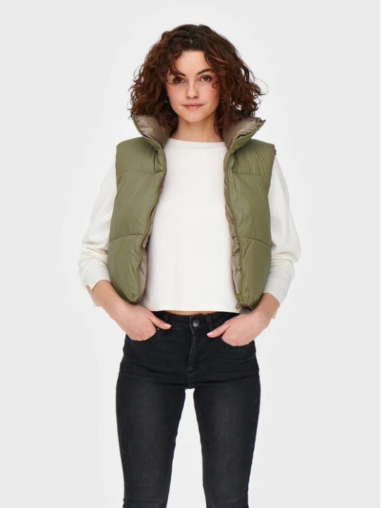 Zdjęcie produktu ONLY Bezrękawnik Ricky 15245572 Zielony Regular Fit