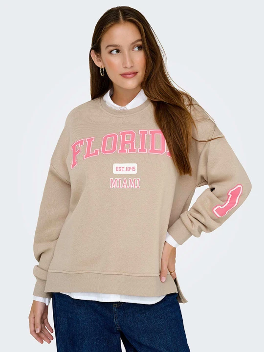 Zdjęcie produktu ONLY Bluza w kolorze beżowym rozmiar: M