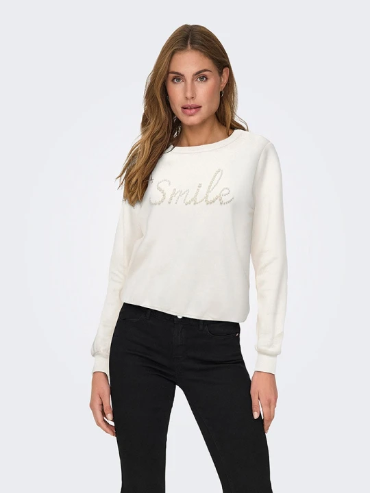 Zdjęcie produktu ONLY Bluza w kolorze białym rozmiar: L