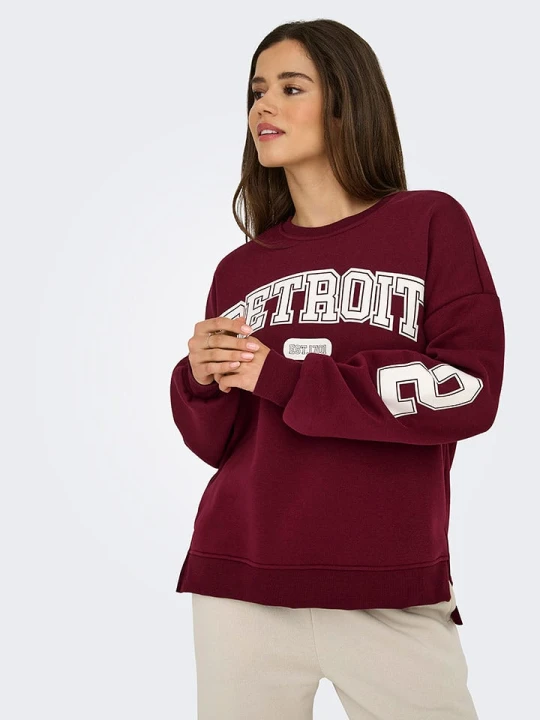 Zdjęcie produktu ONLY Bluza w kolorze bordowym rozmiar: XS