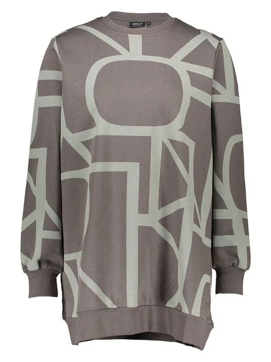 Zdjęcie produktu ONLY Bluza w kolorze brązowo-jasnozielonym rozmiar: S