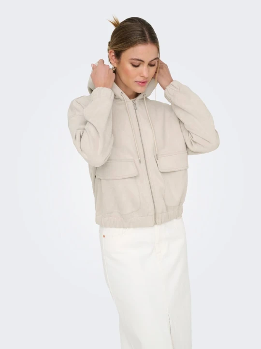 Zdjęcie produktu ONLY Bluza w kolorze kremowym rozmiar: S