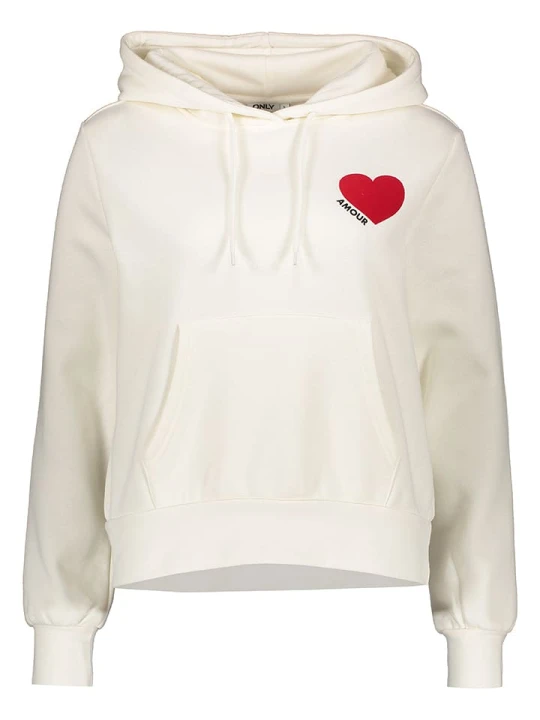 Zdjęcie produktu ONLY Bluza w kolorze kremowym rozmiar: XL