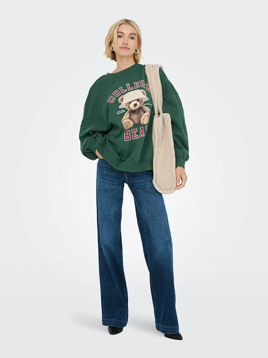 Zdjęcie produktu ONLY Bluza w kolorze zielonym rozmiar: L
