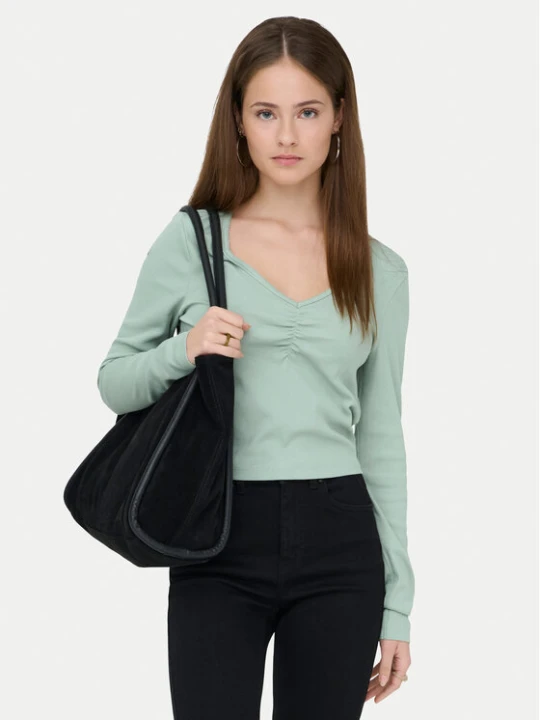 Zdjęcie produktu ONLY Bluzka Betty 15365756 Zielony Standard Fit
