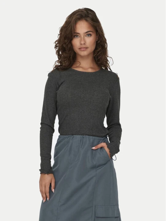 Zdjęcie produktu ONLY Bluzka Carlotta 15291987 Szary Regular Fit