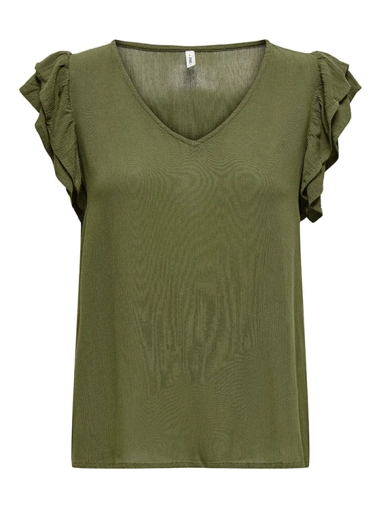 Zdjęcie produktu ONLY Bluzka "Chiara" w kolorze khaki rozmiar: L