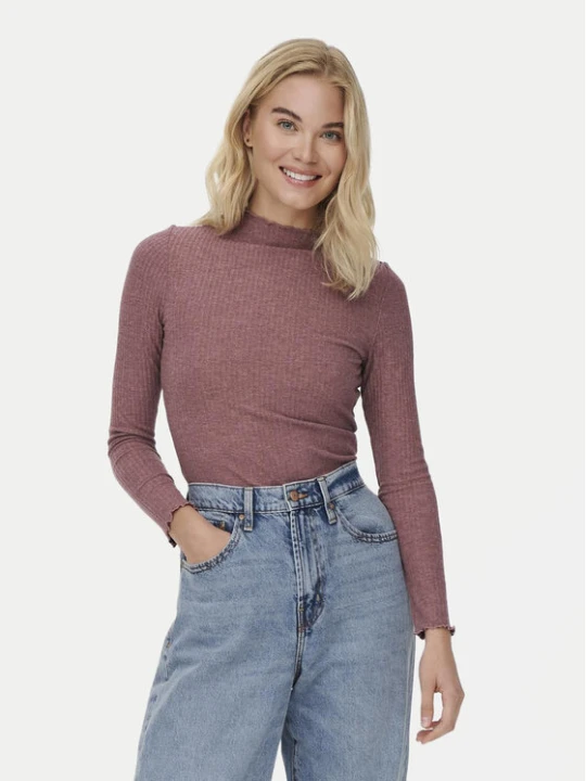 Zdjęcie produktu ONLY Bluzka Emma 15180040 Różowy Slim Fit