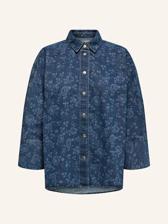 Zdjęcie produktu Only Bluzka Jeansowa Z Rękawami 3 / 4 blau