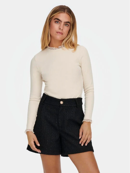 Zdjęcie produktu ONLY Bluzka Leslie 15277888 Beżowy Regular Fit