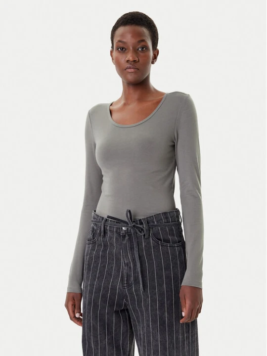 Zdjęcie produktu ONLY Bluzka Live Love 15204712 Szary Stretch Fit