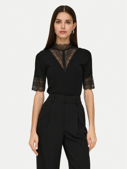 Zdjęcie produktu ONLY Bluzka Tilde 15335353 Czarny Slim Fit