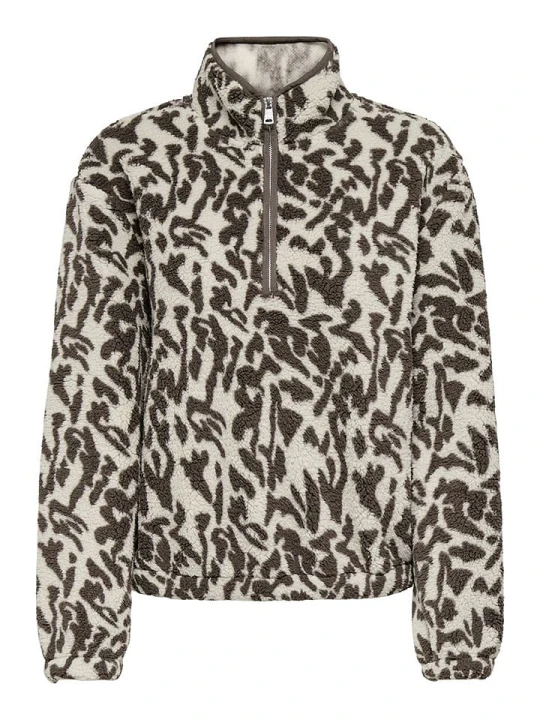 Zdjęcie produktu ONLY Carmakoma Bluza polarowa w kolorze kremowym rozmiar: S-42 / 44