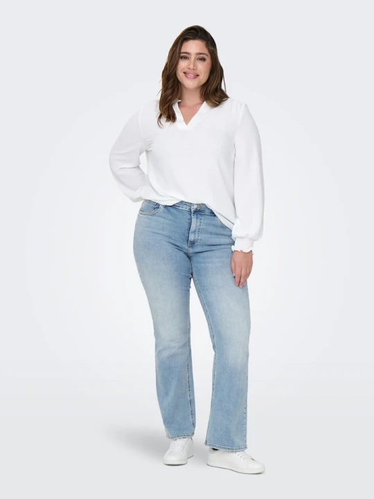 Zdjęcie produktu ONLY Carmakoma Dżinsy - Slim fit - w kolorze błękitnym rozmiar: 42 / L32
