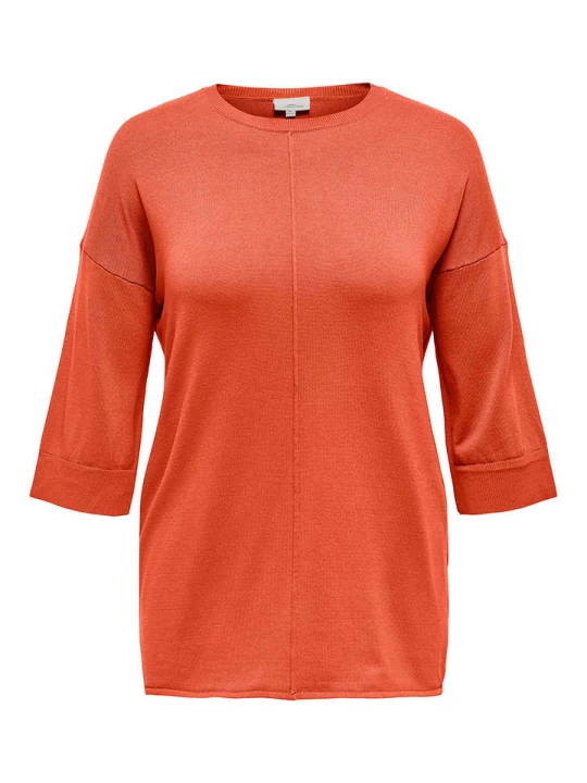 Zdjęcie produktu ONLY Carmakoma Sweter w kolorze pomarańczowym rozmiar: 50 / 52