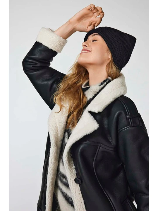 Zdjęcie produktu ONLY Czapka beanie "Zenna" w kolorze czarnym rozmiar: onesize