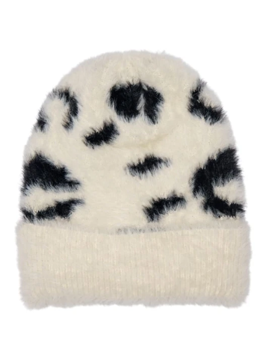 Zdjęcie produktu ONLY Czapka w kolorze kremowo-czarnym rozmiar: onesize