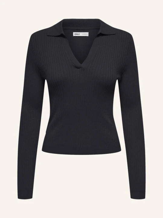 Zdjęcie produktu Only Dzianinowa Koszulka Polo blau GRANATOWY