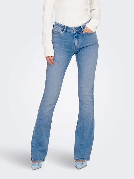Zdjęcie produktu ONLY Dżinsy - Flared fit - w kolorze błękitnym rozmiar: XL / L30