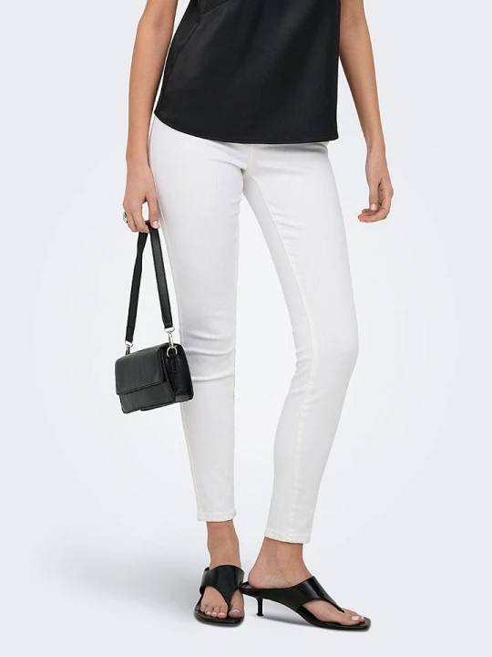 Zdjęcie produktu ONLY Dżinsy - Skinny fit - w kolorze białym rozmiar: L/L32