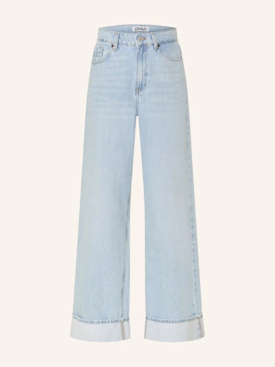Zdjęcie produktu Only Dżinsy Z Szerokimi Nogawkami blau LIGHT BLUE DENIM