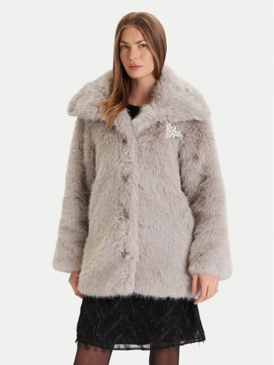 Zdjęcie produktu ONLY Futro Ashia 15356621 Szary Regular Fit