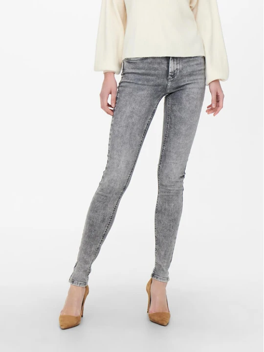 Zdjęcie produktu ONLY Jeansy 15245366 Szary Skinny Fit