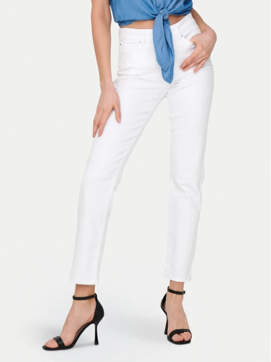 Zdjęcie produktu ONLY Jeansy Emily 15292435 Biały Straight Fit