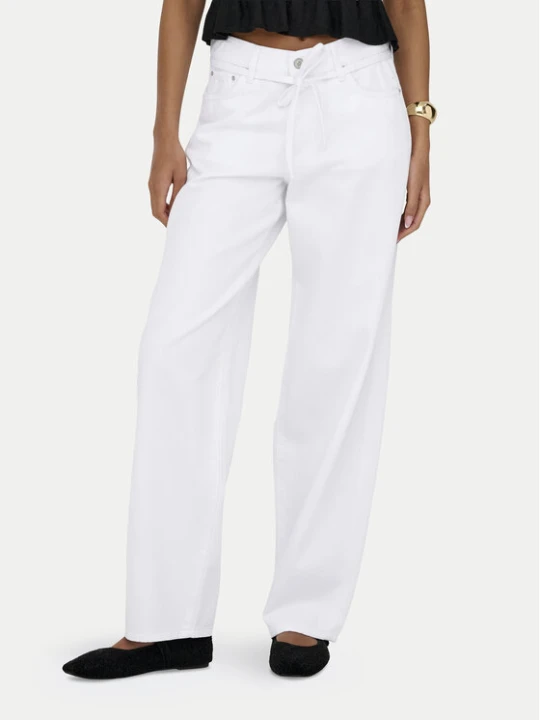 Zdjęcie produktu ONLY Jeansy Gianna 15363227 Biały Balloon Fit