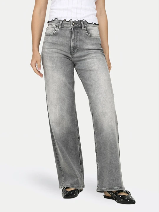 Zdjęcie produktu ONLY Jeansy Madison 15299800 Szary Wide Leg