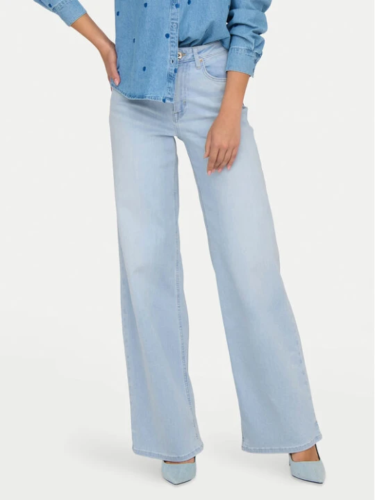 Zdjęcie produktu ONLY Jeansy Madison 15338289 Błękitny Wide Leg Niebieski jasny