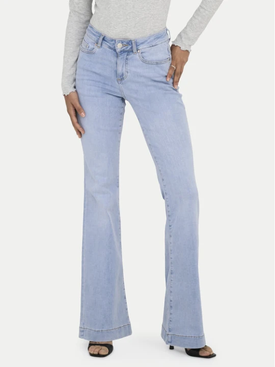 Zdjęcie produktu ONLY Jeansy Onlblush 15358364 Niebieski jasny Flare Fit