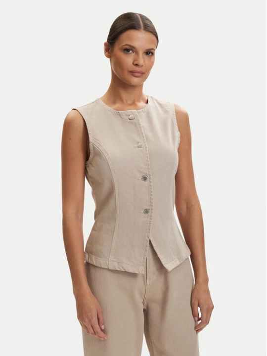 Zdjęcie produktu ONLY Kamizelka Everly 15364370 Beżowy Regular Fit