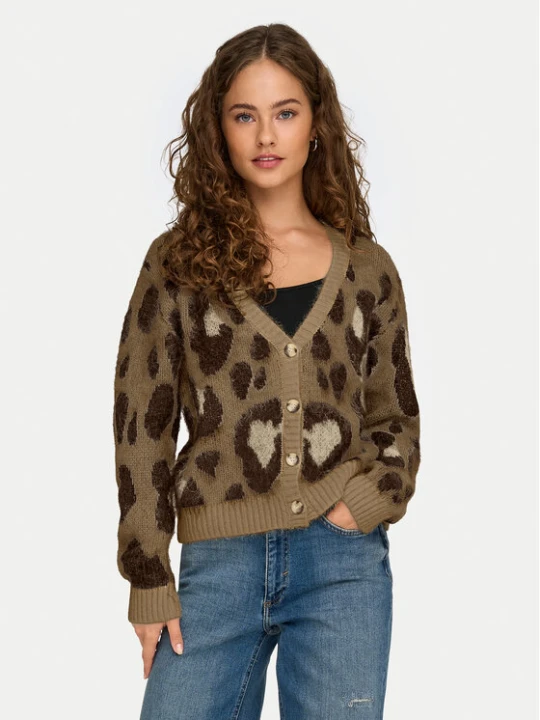 Zdjęcie produktu ONLY Kardigan Edelie 15353090 Brązowy Regular Fit