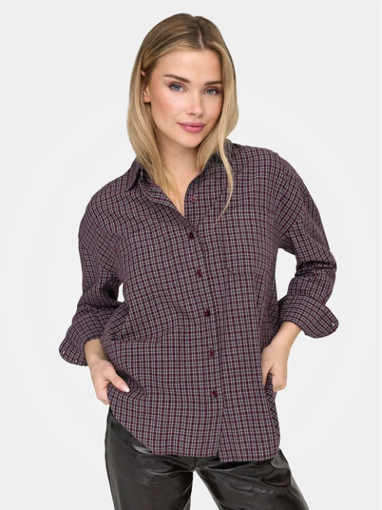 Zdjęcie produktu ONLY Koszula Fenna 15375372 Fioletowy Oversize