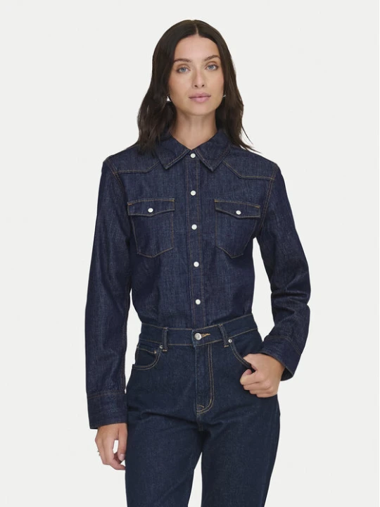 Zdjęcie produktu ONLY Koszula jeansowa Charlize 15364777 Niebieski Regular Fit