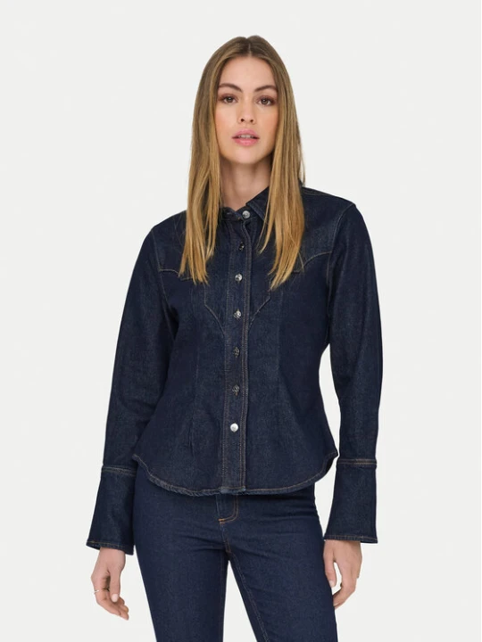 Zdjęcie produktu ONLY Koszula jeansowa Perla 15359156 Granatowy Slim Fit